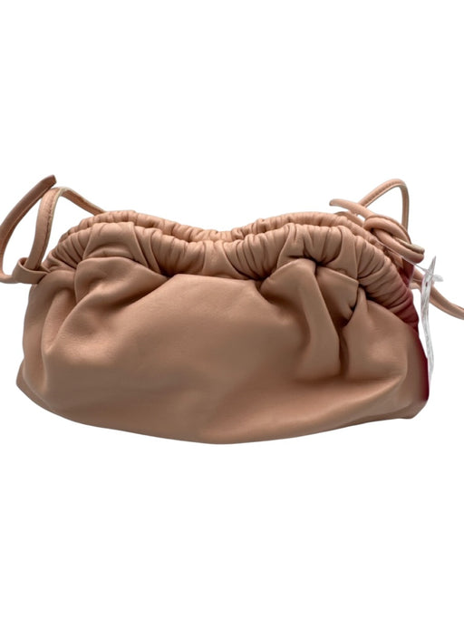 Mansur Gavriel Light Pink Lambskin Leather Magnetic Clasp Scrunch Clutch Bag Light Pink / Mini