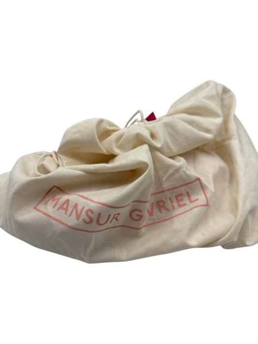 Mansur Gavriel Light Pink Lambskin Leather Magnetic Clasp Scrunch Clutch Bag Light Pink / Mini