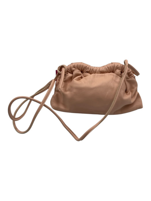 Mansur Gavriel Light Pink Lambskin Leather Magnetic Clasp Scrunch Clutch Bag Light Pink / Mini