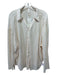 Commense Size S Cream White Polyester Pleated Collared Button Up Pant Set Cream White / S