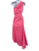 NBD Size XS Pink Maxi One Shoulder Side Zip Gown Pink / XS
