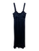 Favorite Daughter Size XS Dark Navy Curpo Blend Sleeveless Buttons Midi Dress Dark Navy / XS