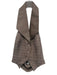 More To Come Size XS Brown & Multi Polyester Plaid Mini Skirt Pleated Skirt Set Brown & Multi / XS