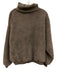 The Bar Size S Grey Polyester Drop Shoulder Oversize Ribbed edges Sweatshirt Grey / S