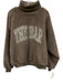 The Bar Size S Grey Polyester Drop Shoulder Oversize Ribbed edges Sweatshirt Grey / S