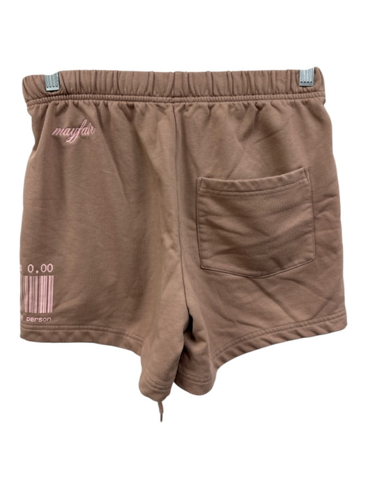The Mayfair Group Size XS Brown & Pink Poly Blend Graphic Print Short Set Brown & Pink / XS