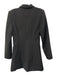 Miss Rosier Size XS Black Terylene Blend Wide Peak Lapels Single Breasted Dress Black / XS