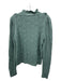 Veronica Beard Size S Sage green Baby Alpaca & Polyamide Long Sleeve Sweater Sage green / S