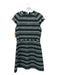 Tory Burch Size 4 Green, White, Black Acrylic & Polyester Tweed Dress Green, White, Black / 4