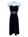 5a7 Cinq a Sept Size 4 Black Triacetate & Polyester Strapless Sheer Detail Dress Black / 4