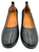 Piar Shoe Size 7 Black Leather Elastic Back Round Toe Low Heel Pumps Black / 7