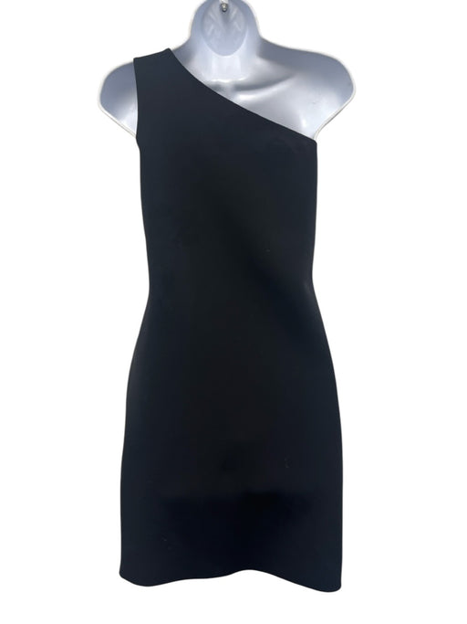 Helmut Lang Size S Black Polyamide & Elastane One Shoulder Dress Black / S