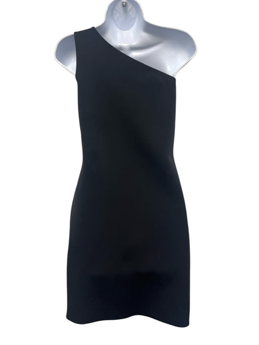 Helmut Lang Size S Black Polyamide & Elastane One Shoulder Dress Black / S