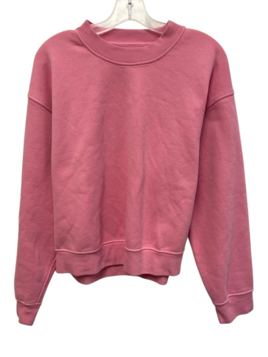 Lululemon Size S/M Light Pink Cotton Crewneck Sweatshirt Light Pink / S/M