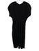 COS Size S Black Cotton & Polyamide Back Zip Pockets Dress Black / S
