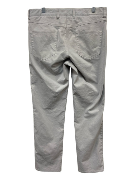 Peter Millar Size 34 Light Gray Synthetic Solid Khakis Men's Pants Light Gray / 34