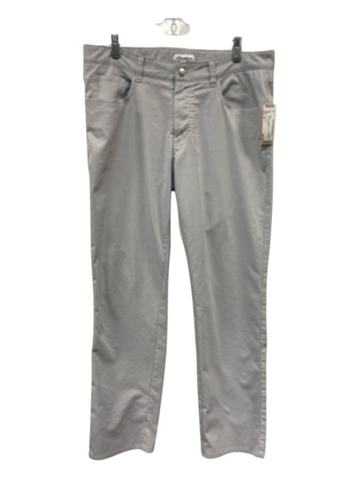 Peter Millar Size 34 Light Gray Synthetic Solid Khakis Men's Pants Light Gray / 34