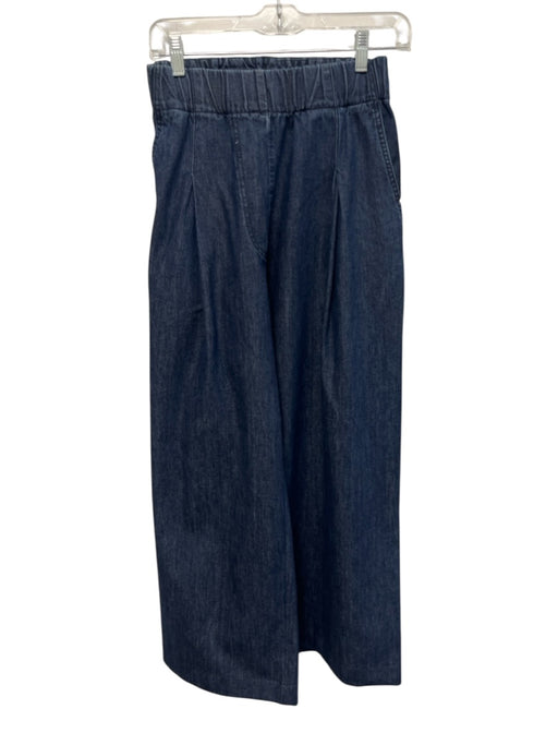 Dries Van Noten Size XS Dark Wash Cotton Denim Elastic Waist Pleated Jeans Dark Wash / XS