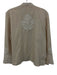 Julia Amory Size XS Beige Cream Cotton & Linen stand collar Buttons Jacket Beige Cream / XS