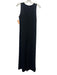 Lafayette 148 Size S Black Polyester Back Zip Sleeveless Criss Cross Jumpsuit Black / S