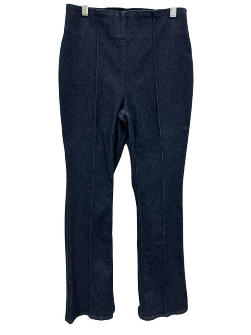 Spanx Size Small Dark Wash Cotton Denim High Rise Pintuck Kick Flare Jeans Dark Wash / Small