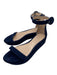 Stuart Weitzman Shoe Size 7 Navy Suede Toe Strap Open Toe Ankle Strap Sandals Navy / 7