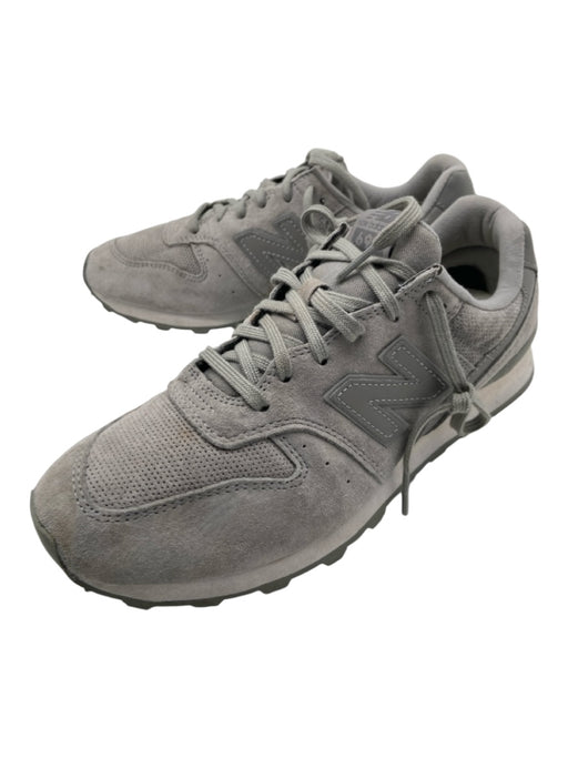 New Balance Shoe Size 8.5 Gray Suede Laces Low Top T Accent Trainer Sneakers Gray / 8.5