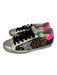 Golden Goose Shoe Size 36 Multi Leather & Calf Fur Leopard Print Lace Up Shoes Multi / 36