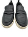 Vionic Shoe Size 8 Black & White Pebble Leather Pull Tabs Rubber Sole Loafers Black & White / 8