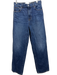 A.L.C. Size 26 Dark Wash Cotton Denim High Rise Faded Wide Leg Whiskering Jeans Dark Wash / 26