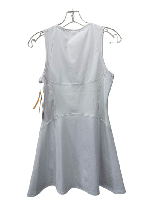 90 Degrees Size S White Polyester Half Zip Sleeveless Athletic Dress White / S
