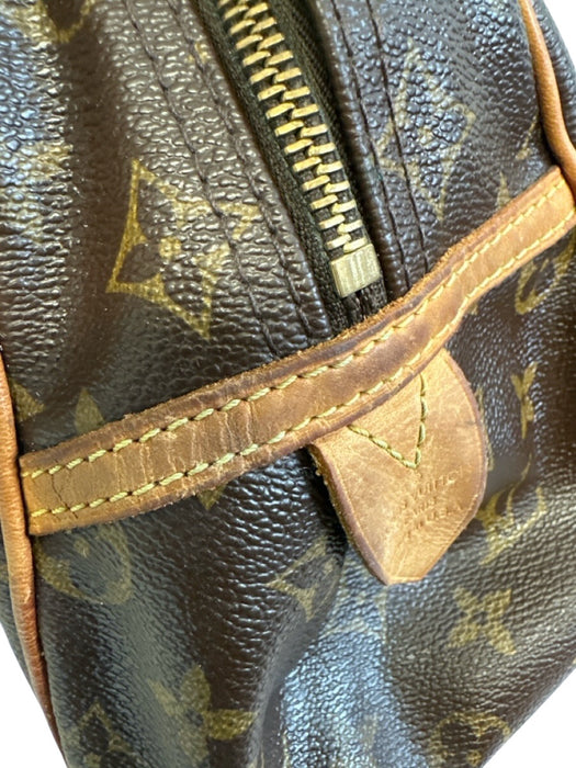 Louis Vuitton Brown Print Coated Canvas Monogram Shoulder Bag Dome Vintage Bag Brown Print / PM