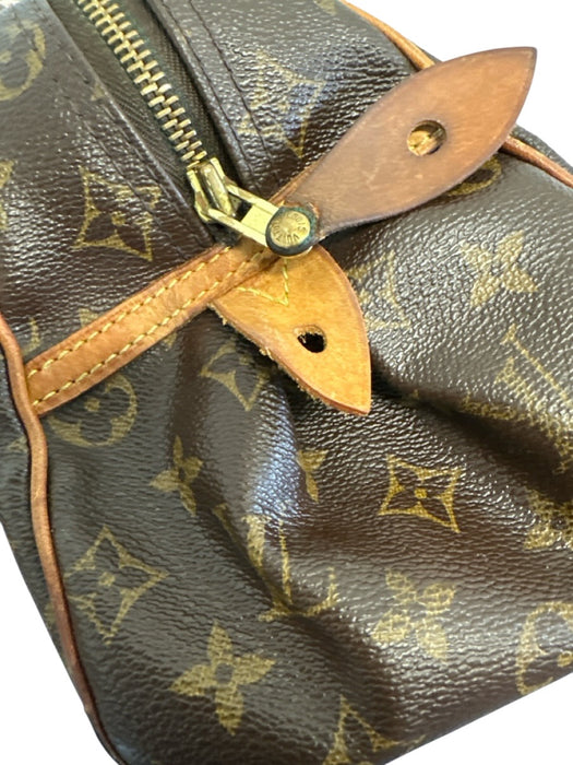 Louis Vuitton Brown Print Coated Canvas Monogram Shoulder Bag Dome Vintage Bag Brown Print / PM