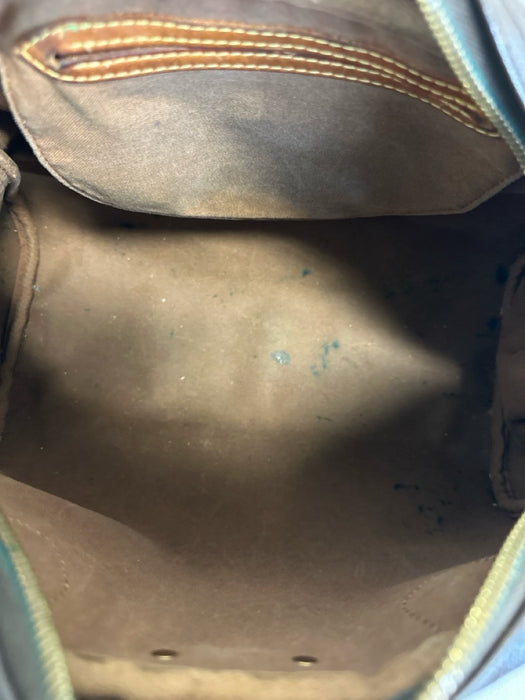 Louis Vuitton Brown Print Coated Canvas Monogram Shoulder Bag Dome Vintage Bag Brown Print / PM