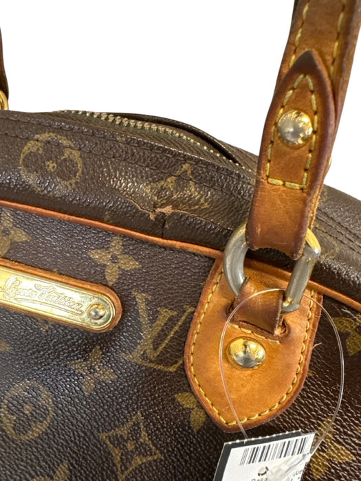 Louis Vuitton Brown Print Coated Canvas Monogram Shoulder Bag Dome Vintage Bag Brown Print / PM