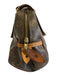 Louis Vuitton Brown Print Coated Canvas Monogram Shoulder Bag Dome Vintage Bag Brown Print / PM