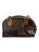 Louis Vuitton Brown Print Coated Canvas Monogram Shoulder Bag Dome Vintage Bag Brown Print / PM