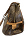 Louis Vuitton Brown Print Coated Canvas Monogram Shoulder Bag Dome Vintage Bag Brown Print / PM