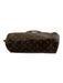 Louis Vuitton Brown Print Coated Canvas Monogram Shoulder Bag Dome Vintage Bag Brown Print / PM