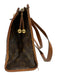 Louis Vuitton Brown Print Coated Canvas Monogram Shoulder Bag Tote Vintage Bag Brown Print / Small
