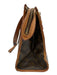 Louis Vuitton Brown Print Coated Canvas Monogram Shoulder Bag Tote Vintage Bag Brown Print / Small
