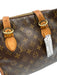 Louis Vuitton Brown Print Coated Canvas Monogram Shoulder Bag Tote Vintage Bag Brown Print / Small