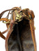 Louis Vuitton Brown Print Coated Canvas Monogram Shoulder Bag Tote Vintage Bag Brown Print / Small