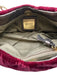 Maxx New York Burgundy Velvet Gold hardware Chain Hobo Evening Clutch Burgundy