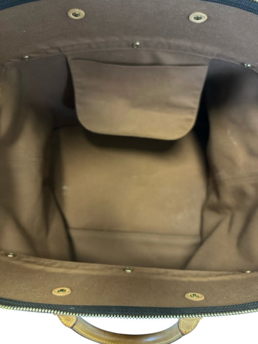 Louis Vuitton Brown Print Coated Canvas Monogram Vintage Duffle Weekender Bag Brown Print / XL