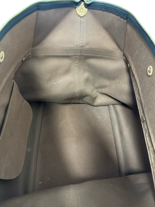 Louis Vuitton Brown Print Coated Canvas Monogram Vintage Duffle Weekender Bag Brown Print / XL