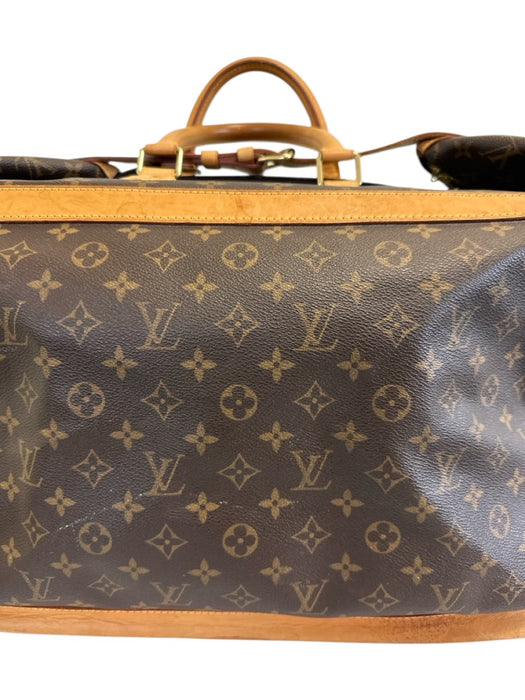 Louis Vuitton Brown Print Coated Canvas Monogram Vintage Duffle Weekender Bag Brown Print / XL