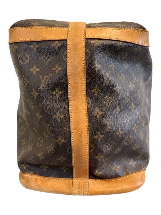 Louis Vuitton Brown Print Coated Canvas Monogram Vintage Duffle Weekender Bag Brown Print / XL