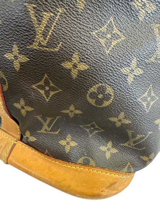 Louis Vuitton Brown Print Coated Canvas Monogram Vintage Duffle Weekender Bag Brown Print / XL