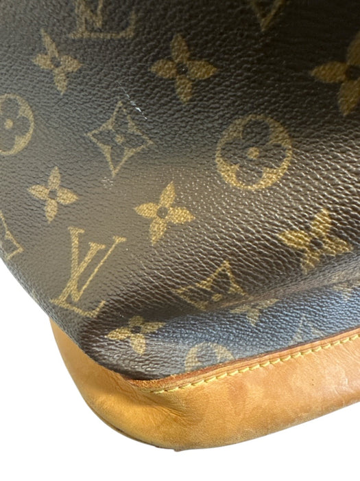 Louis Vuitton Brown Print Coated Canvas Monogram Vintage Duffle Weekender Bag Brown Print / XL